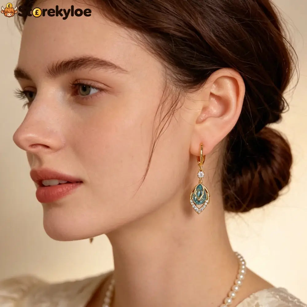 ✨Sky Blue Drop Dangle Hoop Earrings - Hot Products