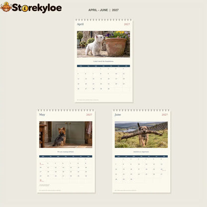 🔥Small Terrier Big Opinions - 2027 A4 Wall Calendar