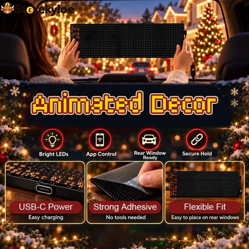 Smart App-controlled Christmas Led Pixel Display