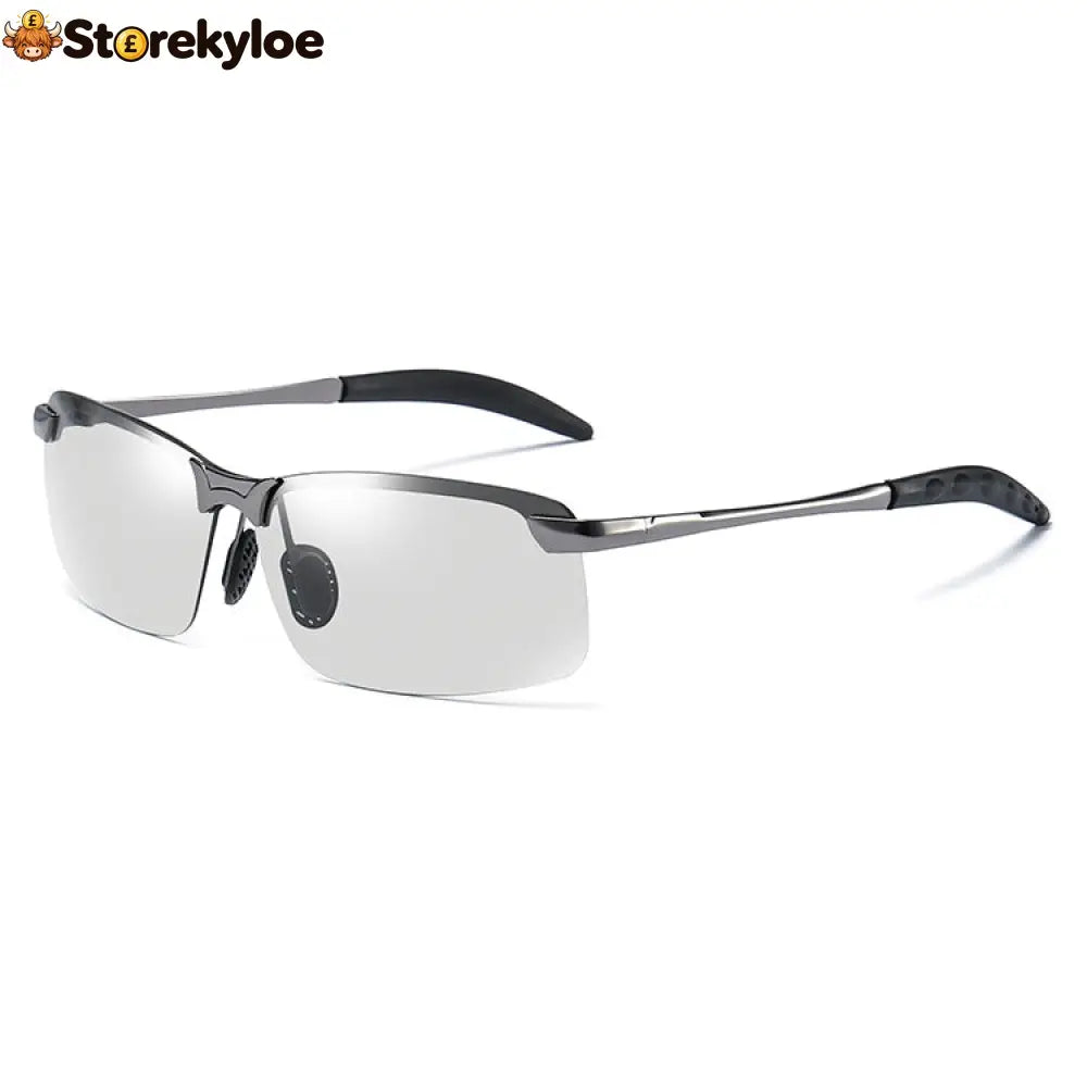 Smart Polarized Sunglasses For Outdoor Activities UV Protection - Gunmetal Frame (Photochromic) 1 Pair