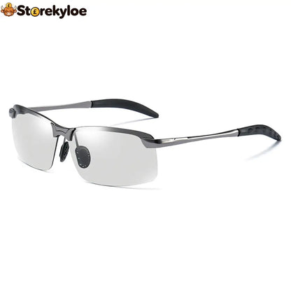 Smart Polarized Sunglasses For Outdoor Activities UV Protection - Gunmetal Frame (Photochromic) 1 Pair