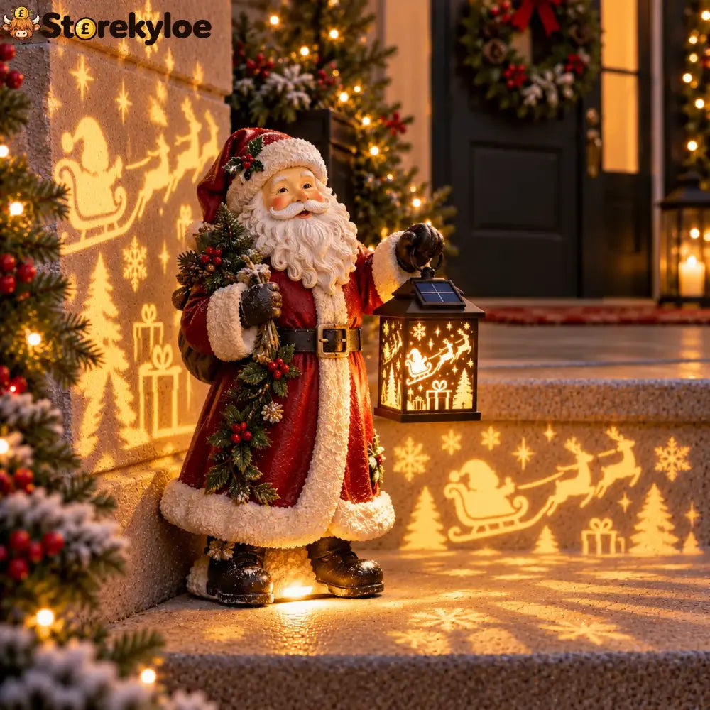 ⛄✨ Snowman Nativity Glow™ – Solar Christmas Step Light with Holy Family Projection 🎄✝️ - 🎅 Santa