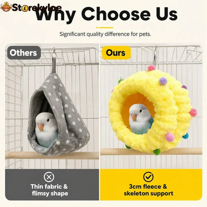 Soft Comfortable Hanging Bird Bed