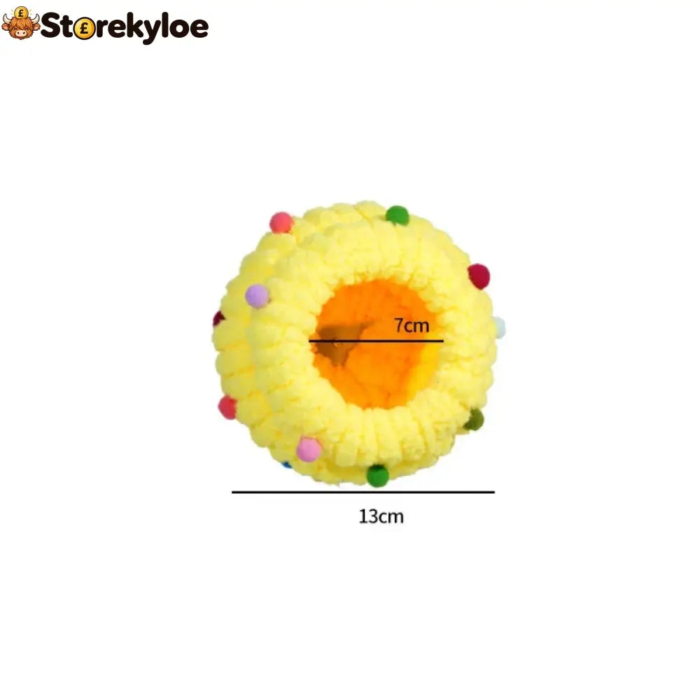 Soft Comfortable Hanging Bird Bed - Yellow / Small