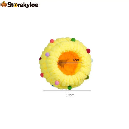 Soft Comfortable Hanging Bird Bed - Yellow / Small