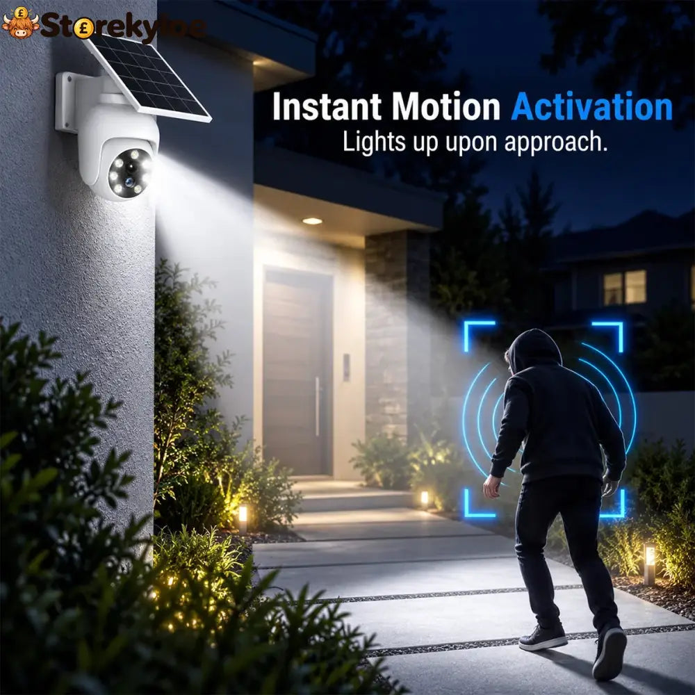 ⏰Solar-Powered Simulated Surveillance Camera Street Light