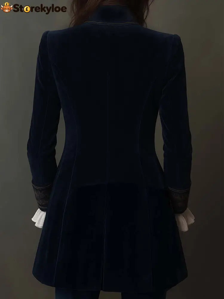 Solid Color Plain Elegant Vintage Classic Long Sleeve Long Tops