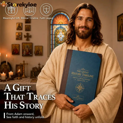 🔥📜 Special Offer | Synchronological History Chart – 6,000 Years Of Biblical & World Events In One Fold-out Timeline - 1