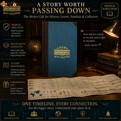 📜 SPECIAL OFFER | Synchronological History Chart – 6,000 Years of Biblical & World Events in One Fold-Out Timeline