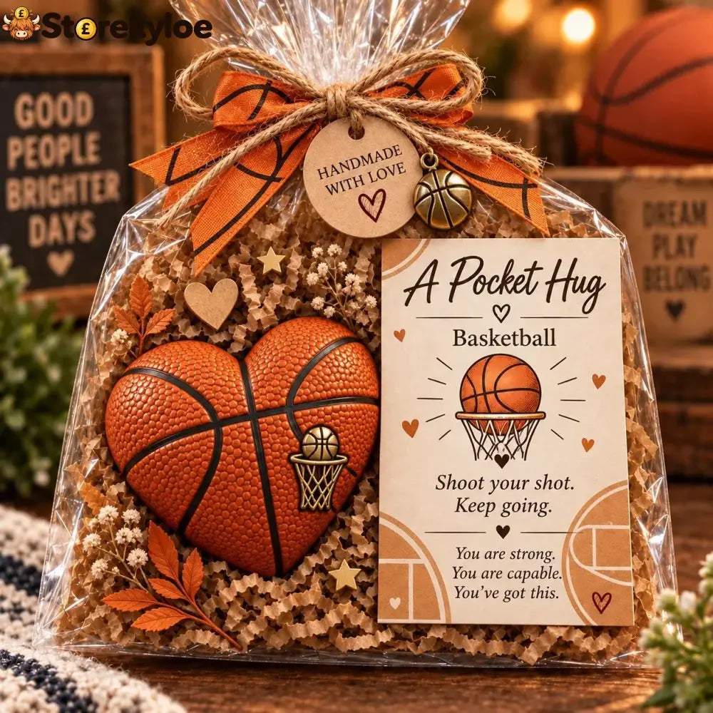 🏆 Sports Pocket Hug – Inspirational Keepsake Gift for Athletes & Sports Lovers ❤️ - 🏀 Basketball