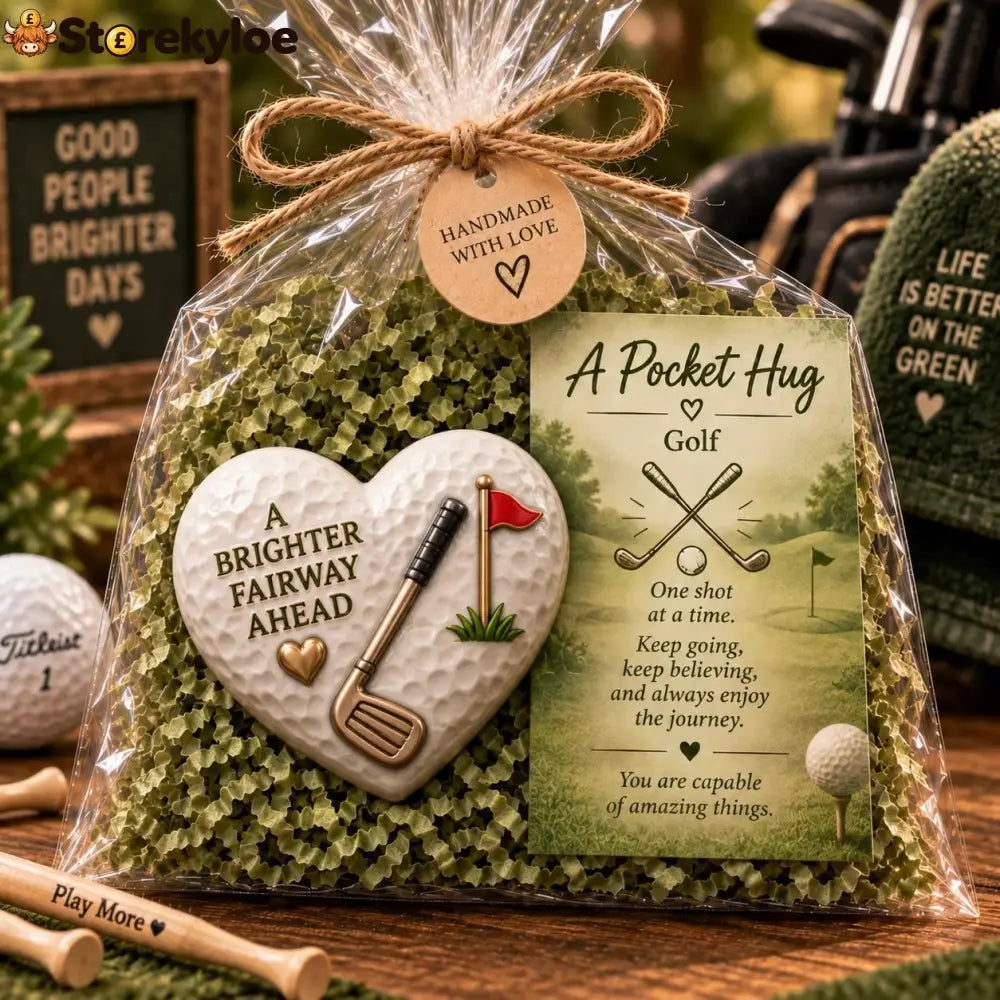 🏆 Sports Pocket Hug – Inspirational Keepsake Gift for Athletes & Sports Lovers ❤️ - ⛳ Golf
