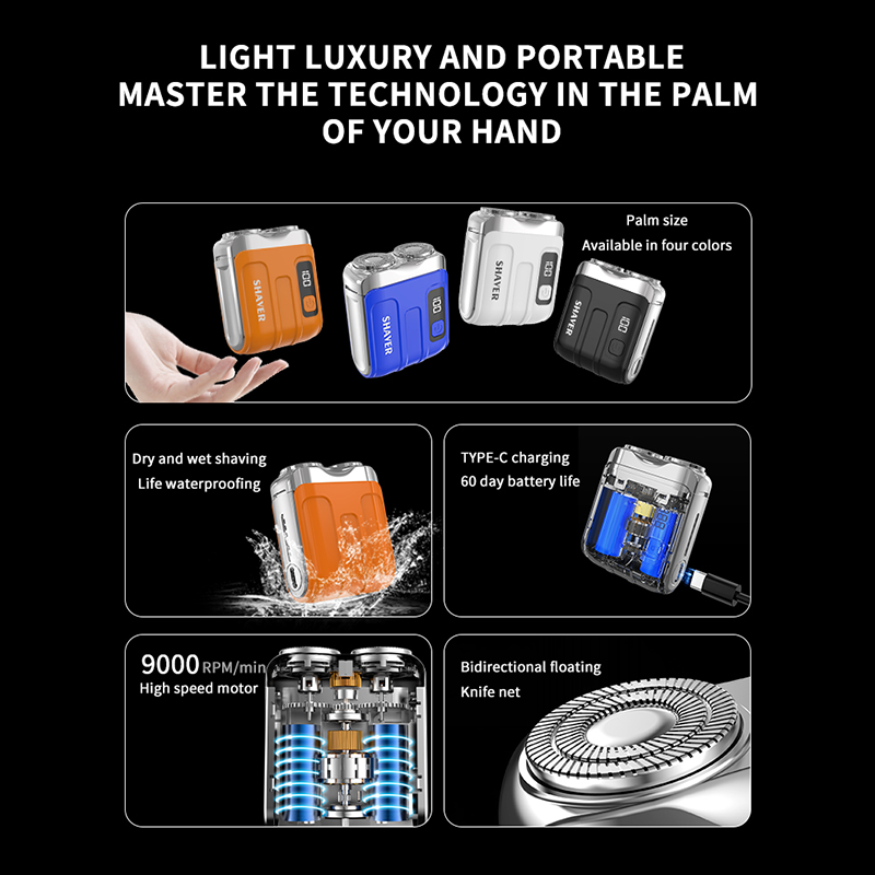 🎁2026 New Arrivals 49% OFF💥Portable Mini Men's Electric Shaver – Compact & Rechargeable🧳