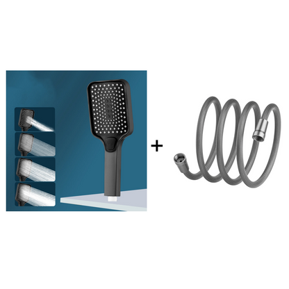🚿 Upgrade Your Shower – 4-Mode High-Pressure Handheld Head with Wide Coverage & Easy-Clean Nozzles