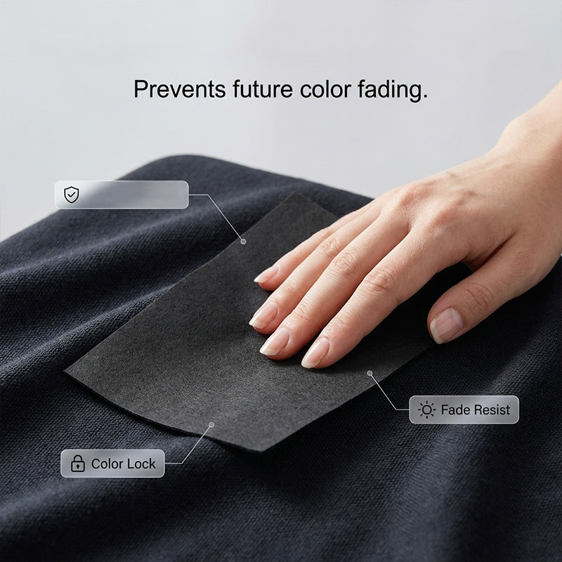 ⏰🎁 Ultra‑Black Clothing Blackening Sheets | Restore Faded Dark Garments Easily