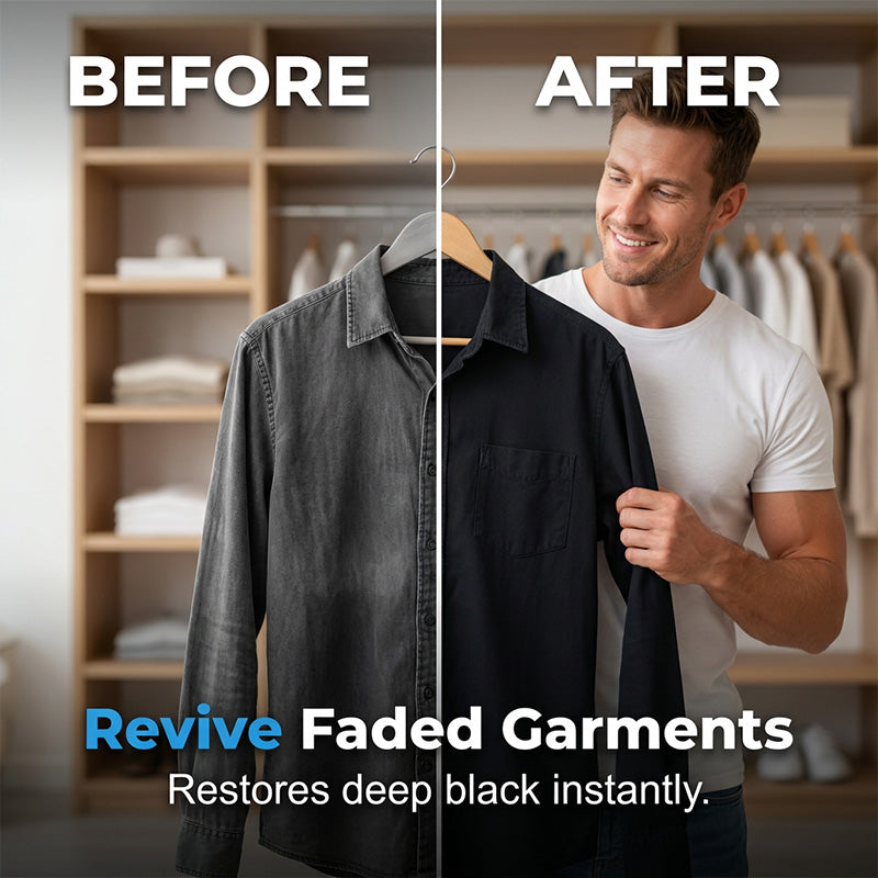 ⏰🎁 Ultra‑Black Clothing Blackening Sheets | Restore Faded Dark Garments Easily