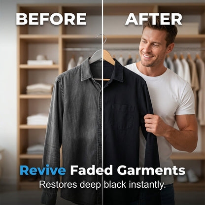 ⏰🎁 Ultra‑Black Clothing Blackening Sheets | Restore Faded Dark Garments Easily