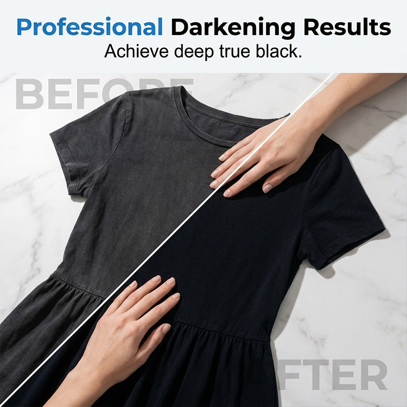 ⏰🎁 Ultra‑Black Clothing Blackening Sheets | Restore Faded Dark Garments Easily