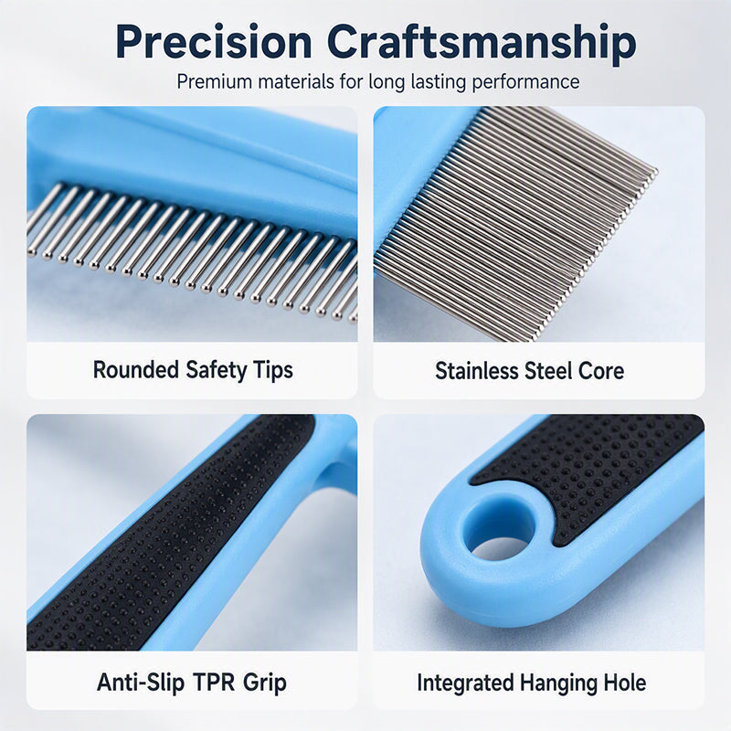 🔥Buy 1 Get 1 Free🔥Fine-Toothed Pet Grooming Comb