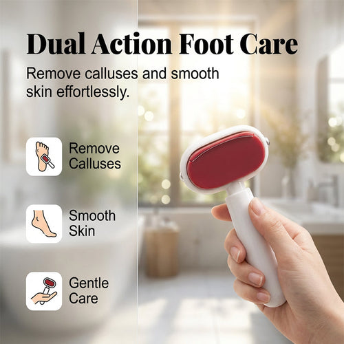 ⏰🔥 LAST DAY SALE 50% OFF 🏆 Double-Sided Foot Scraper – Easily Removes Calluses and Dead Skin ✨🦶