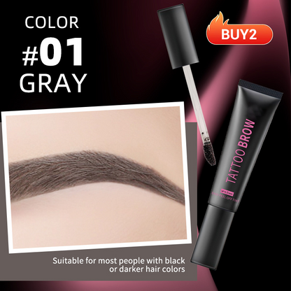 🏆 Last Day Special Price £9.99 ! 🔥Buy 1 Get 1 Free🎁Semi‑Permanent Long‑Lasting Waterproof Eyebrow Gel, Peel‑Off Tattoo Brow Tint Gel