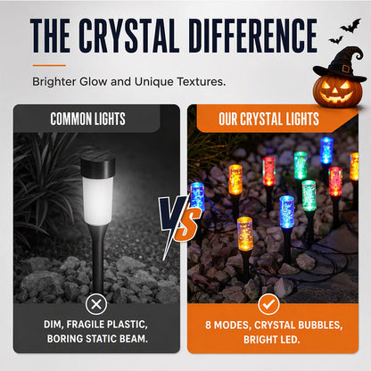 ✨ 50% OFF NOW! 🔮 Solar Crystal Pathway Lights – No Wiring, Zero Electricity Cost – Magical Garden Lighting 🌙