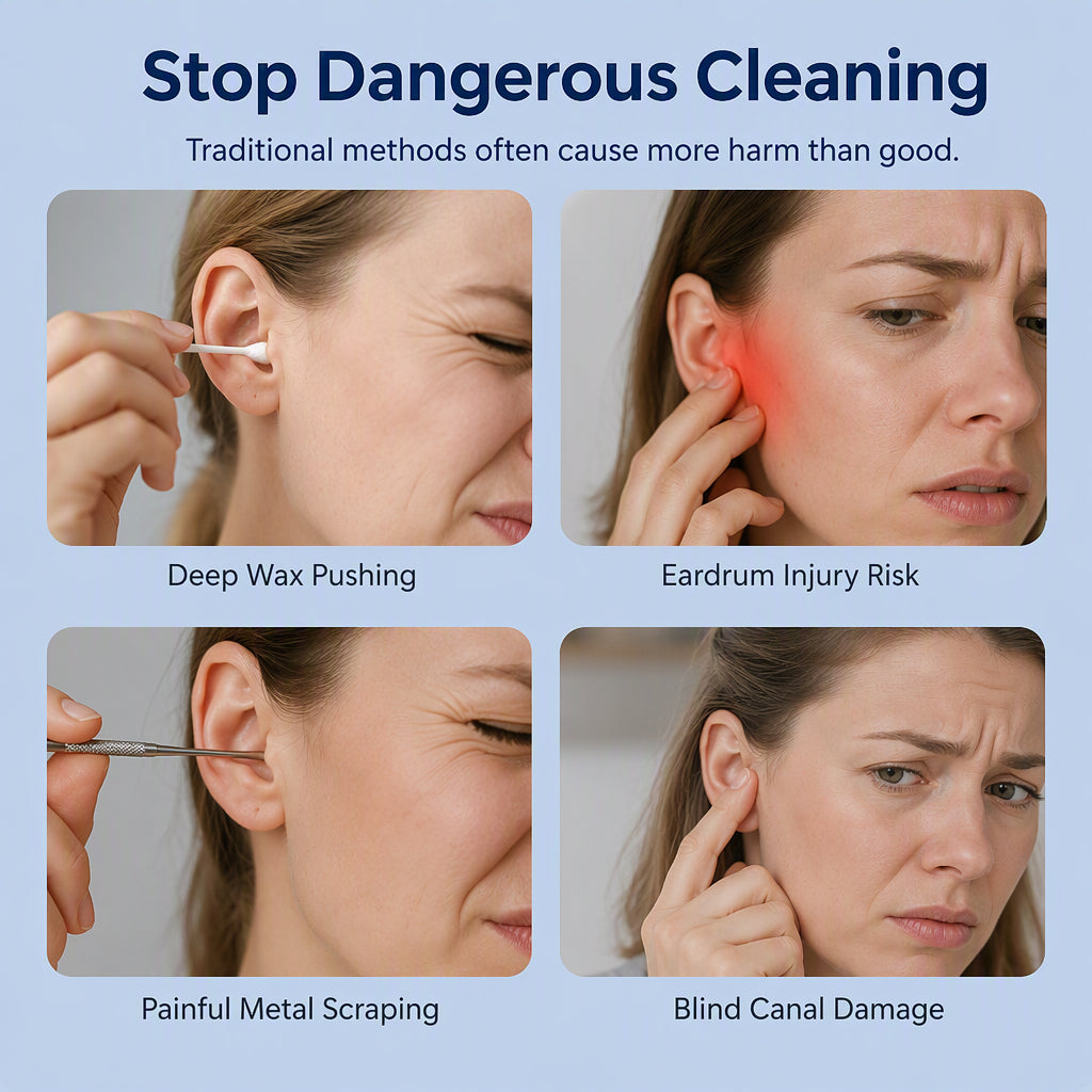 🔥HOT SALE 50% OFF🎁Electric Earwax Cleaner with LED Light