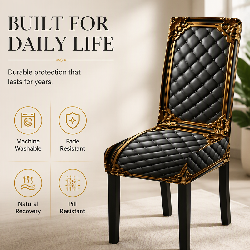 📢📢BUY 5 GET 5 FREE !! ⏰ Washable Stretch Chair Cover – Snug fit, durable & easy‑clean ✨