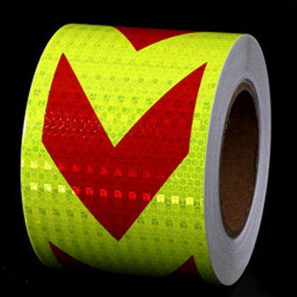 🚧 50% OFF NOW! ✨ Arrow Reflective Tape – Prismatic, 3x Brighter & All-Weather – For Trucks, Factories & Safety Gear 🛡️