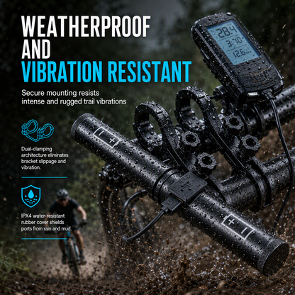 📢📢50% OFF !! ⏰ Bike Handlebar Extender – USB Power, Waterproof & Dual Mount – More Space, Cleaner Cockpit 🛡️