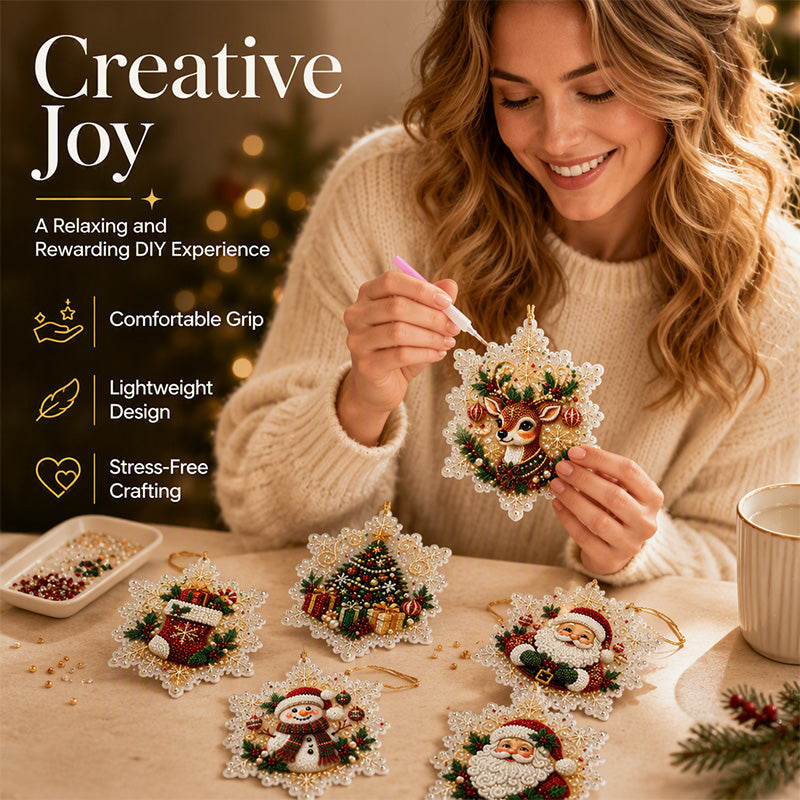 🎄 Last Day Special Price £9.99! 🎨 DIY Painting Ornaments – Festive, creative & hanging-ready ✨