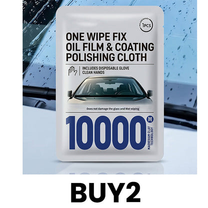 🚗✨ Car Glass Oil Film Removal Wipes – Quick Windshield & Mirror Cleaning for Oily Road Film