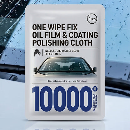 🚗✨ Car Glass Oil Film Removal Wipes – Quick Windshield & Mirror Cleaning for Oily Road Film