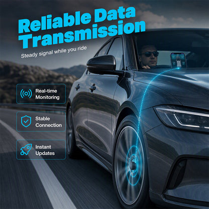 🚗 Never Miss Low Tyre Pressure! Wireless Tire Pressure Monitor With Instant Tracking