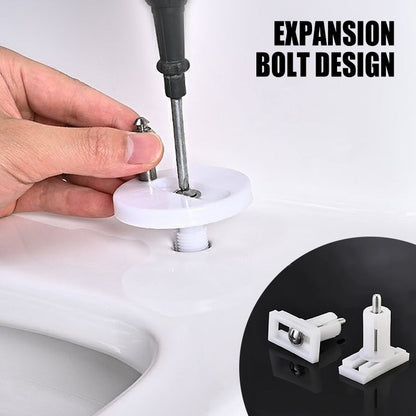 🚽 Stop Wobbly Seats! Universal Toilet Seat Fixing Kit, Simple DIY Installation