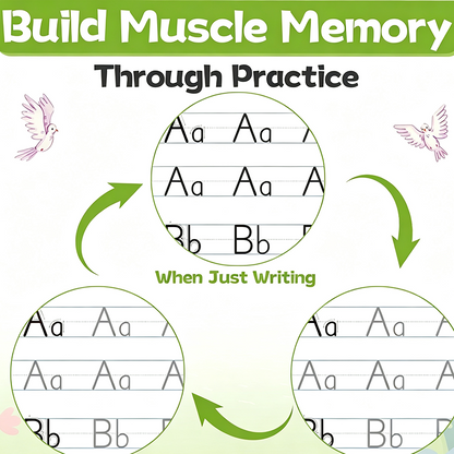 📢📢48% OFF !! ⏰Magic Grooved Handwriting Practice Book Set