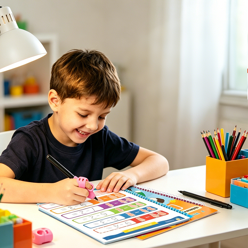📢📢48% OFF !! ⏰Magic Grooved Handwriting Practice Book Set