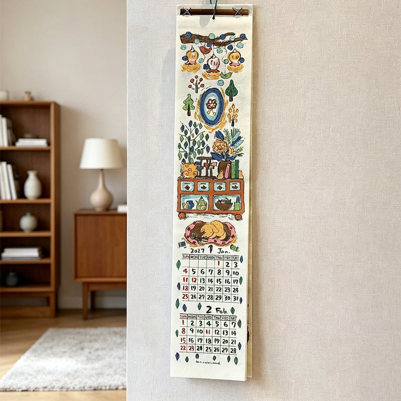 🔥🎁New: 50% OFF🔥 Creative 2027 long roll-format wall calendar