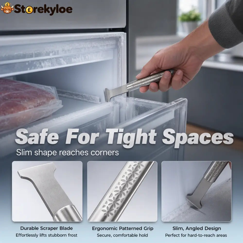 Stainless Steel Freezer Ice Scraper Tool - Hot Sale