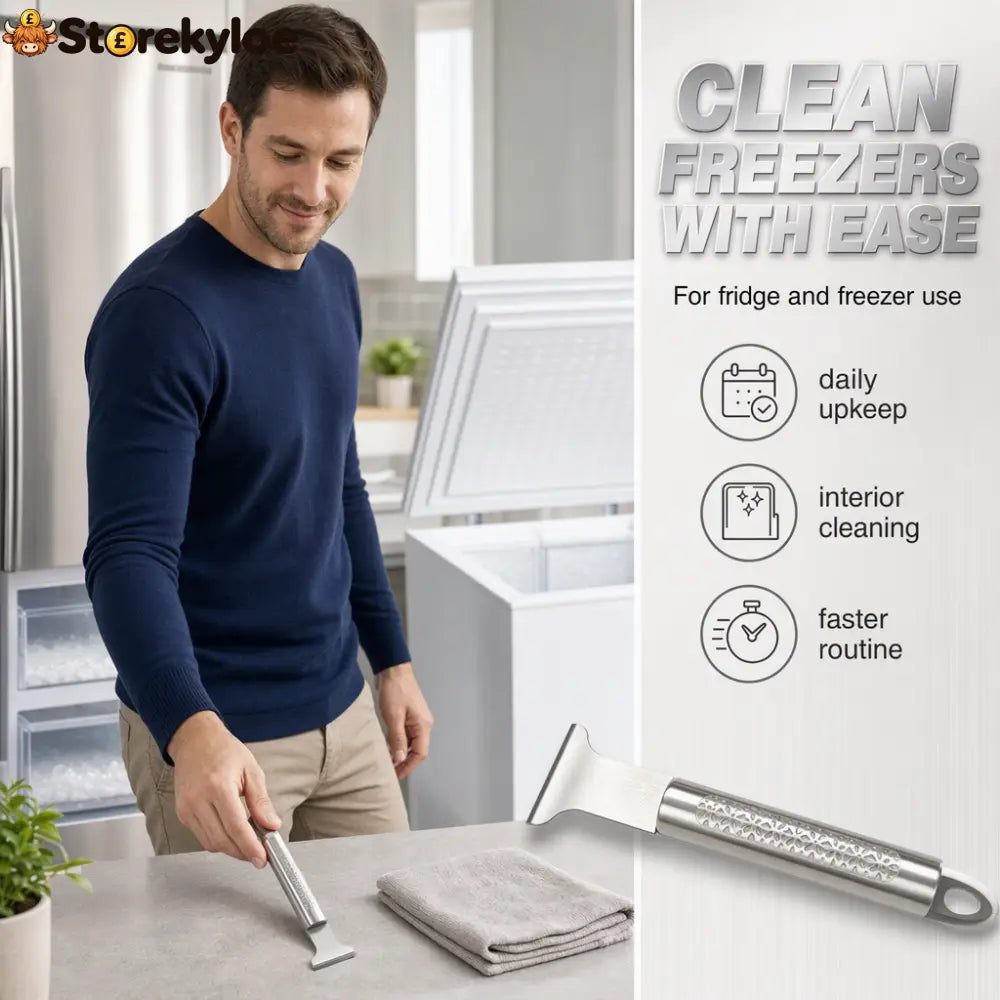 Stainless Steel Freezer Ice Scraper Tool - Hot Sale