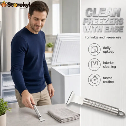 Stainless Steel Freezer Ice Scraper Tool - Hot Sale
