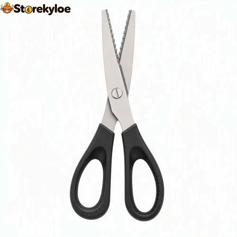 Stainless Steel Pinking Shears – 9.1’’ Zig Zag Fabric Scissors for Sewing Quilting Dressmaking & DIY Crafts