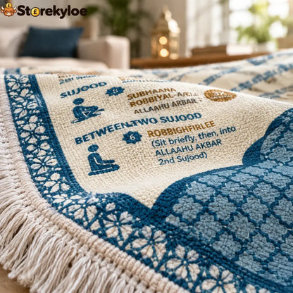 Step-by-Step Phonetic Padded Prayer Mat