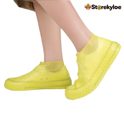 Stop Soaked Sneakers! Heavy-Duty Rain Shoe Covers – Anti-Slip & Fold Into Your Bag 🌧️