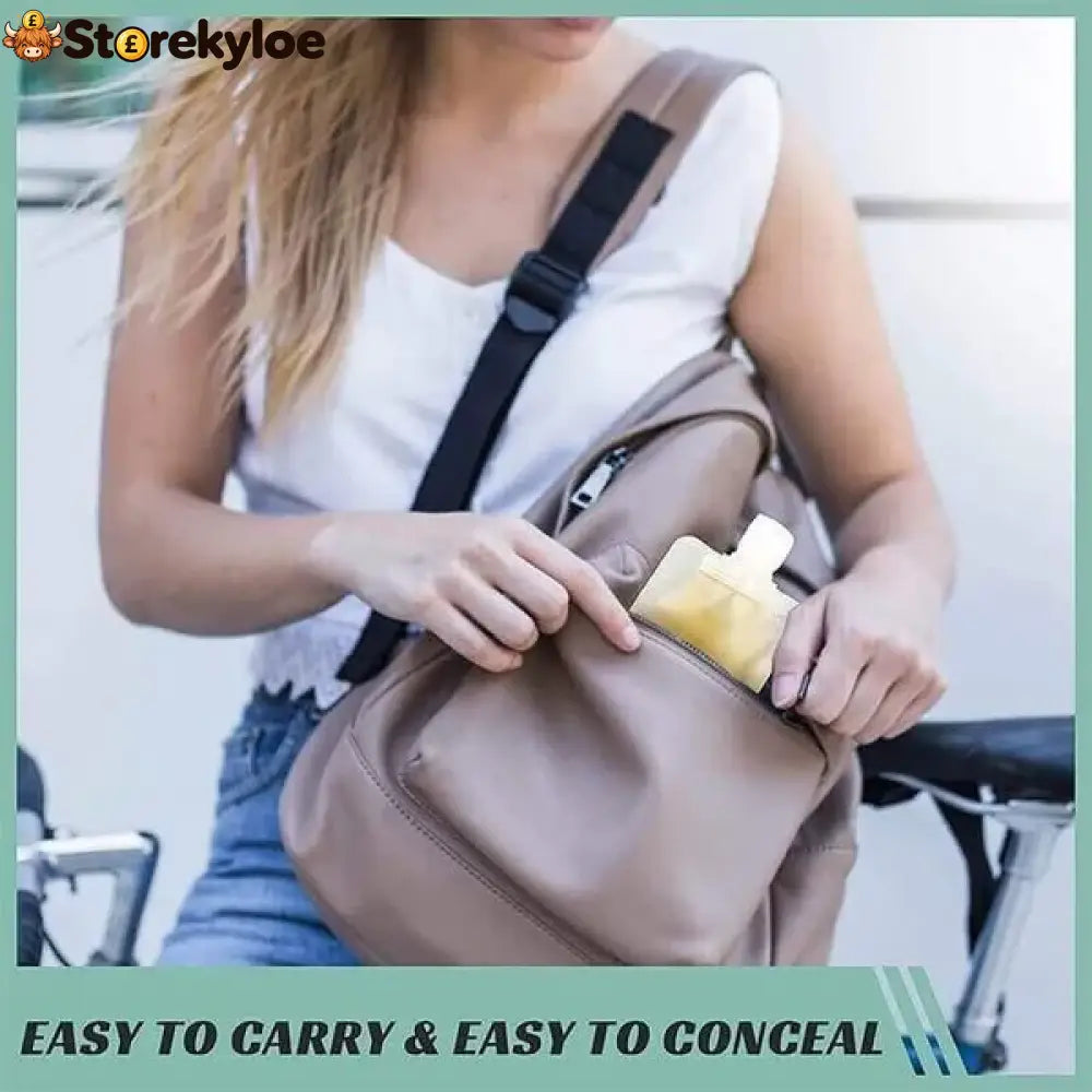 🌷Summer SALE - Portable Travel Fluid Makeup Packing Bag(10 Pcs）