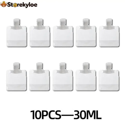 🌷Summer SALE - Portable Travel Fluid Makeup Packing Bag(10 Pcs）