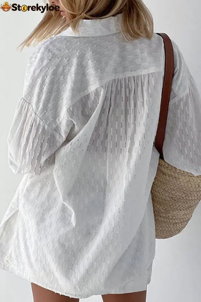Summer Women Shorts Sets Shirt Shorts Suit 2 Piece Set Sleeve Outfits Homewear