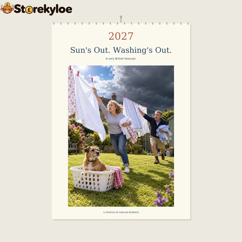 🔥Sun’s Out. Washing’s Out. - 2027 A4 Wall Calendar