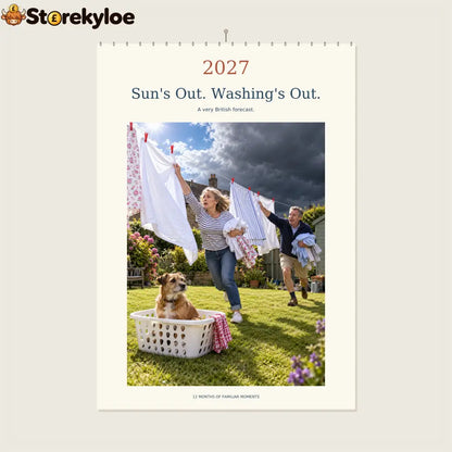 🔥Sun’s Out. Washing’s Out. - 2027 A4 Wall Calendar