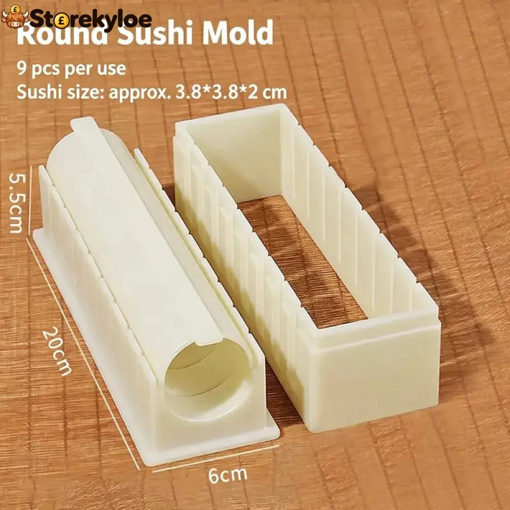 🍣 Sushi Maker Mold – Perfect Homemade Rolls Made Easy - Round