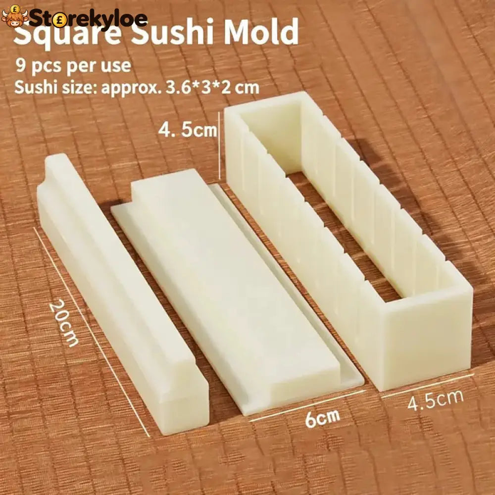 🍣 Sushi Maker Mold – Perfect Homemade Rolls Made Easy - Square